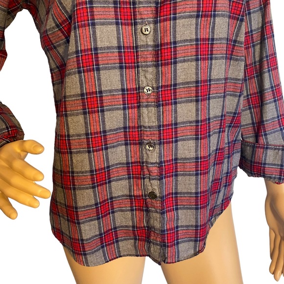 J. CREW  | THE PERFECT SHIRT PLAID BUTTON DOWN  SZ PS - Picture 8 of 16